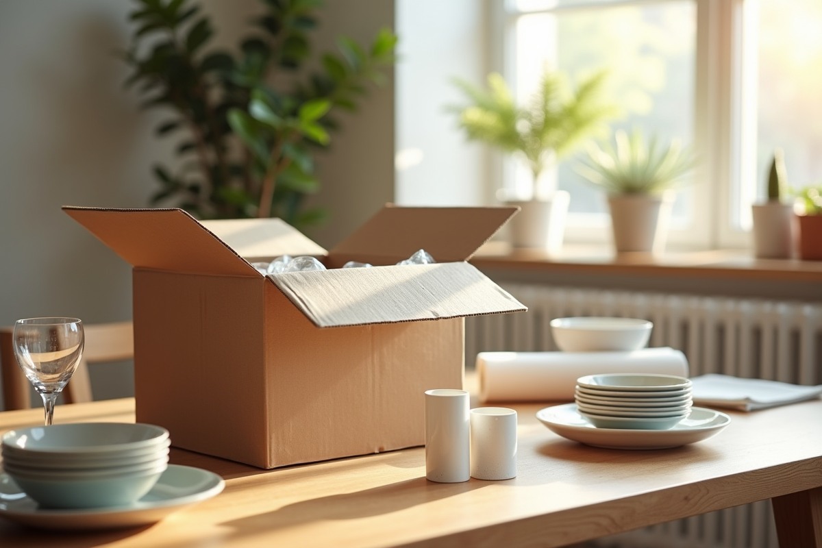 Choisir la taille idéale de boîte pour emballer votre vaisselle