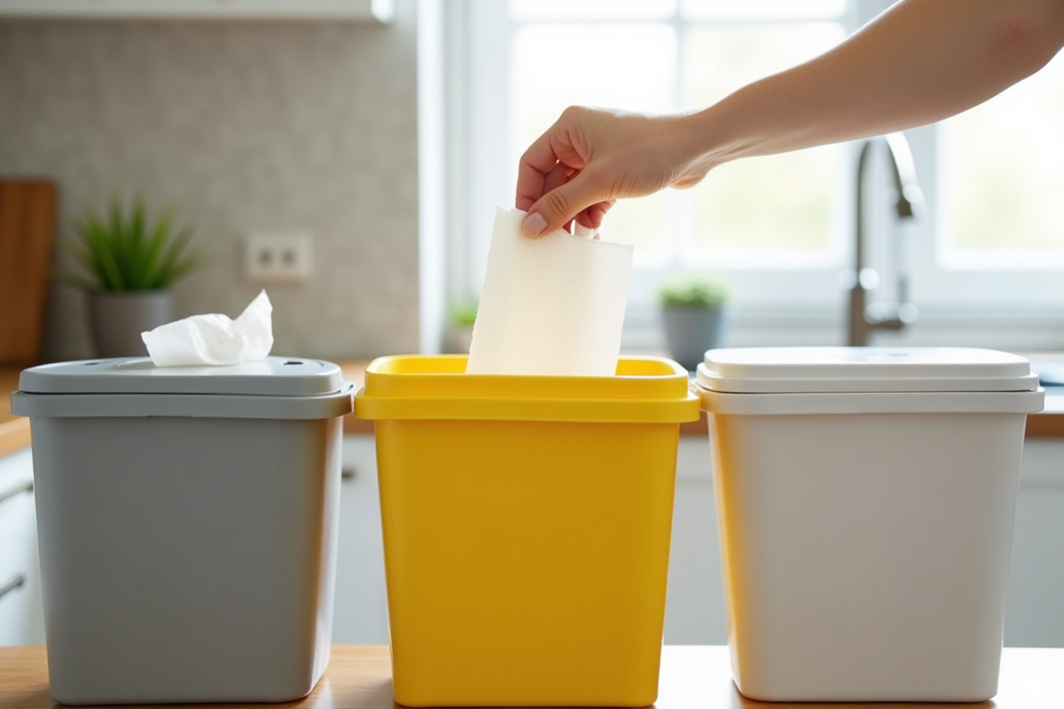 Tri des déchets et sopalin : faut-il le jeter dans la poubelle jaune ?