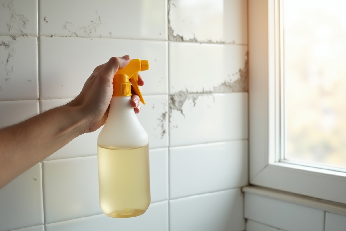 Utilisation du vinaigre blanc pour éliminer la moisissure efficacement