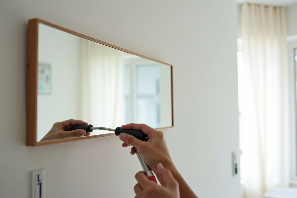 Techniques de fixation pour un miroir sur placo : méthodes et astuces