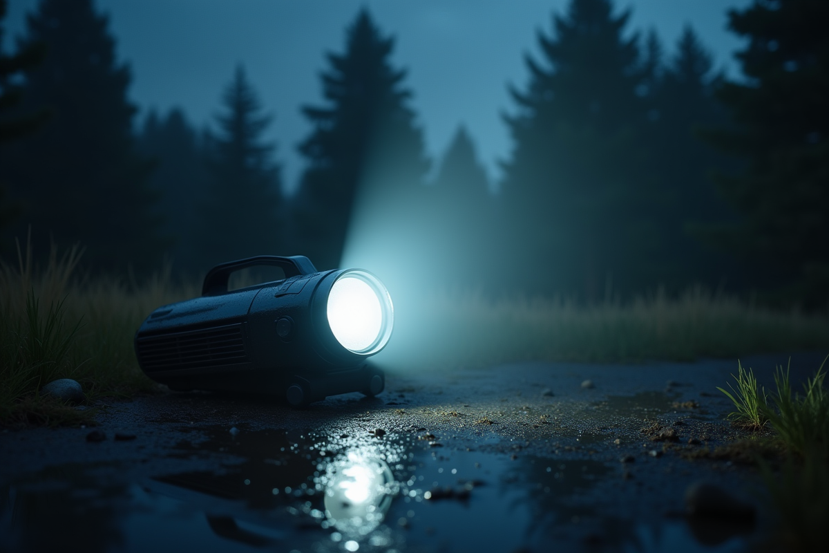 Portée et capacité des projecteurs de 1000 lumens