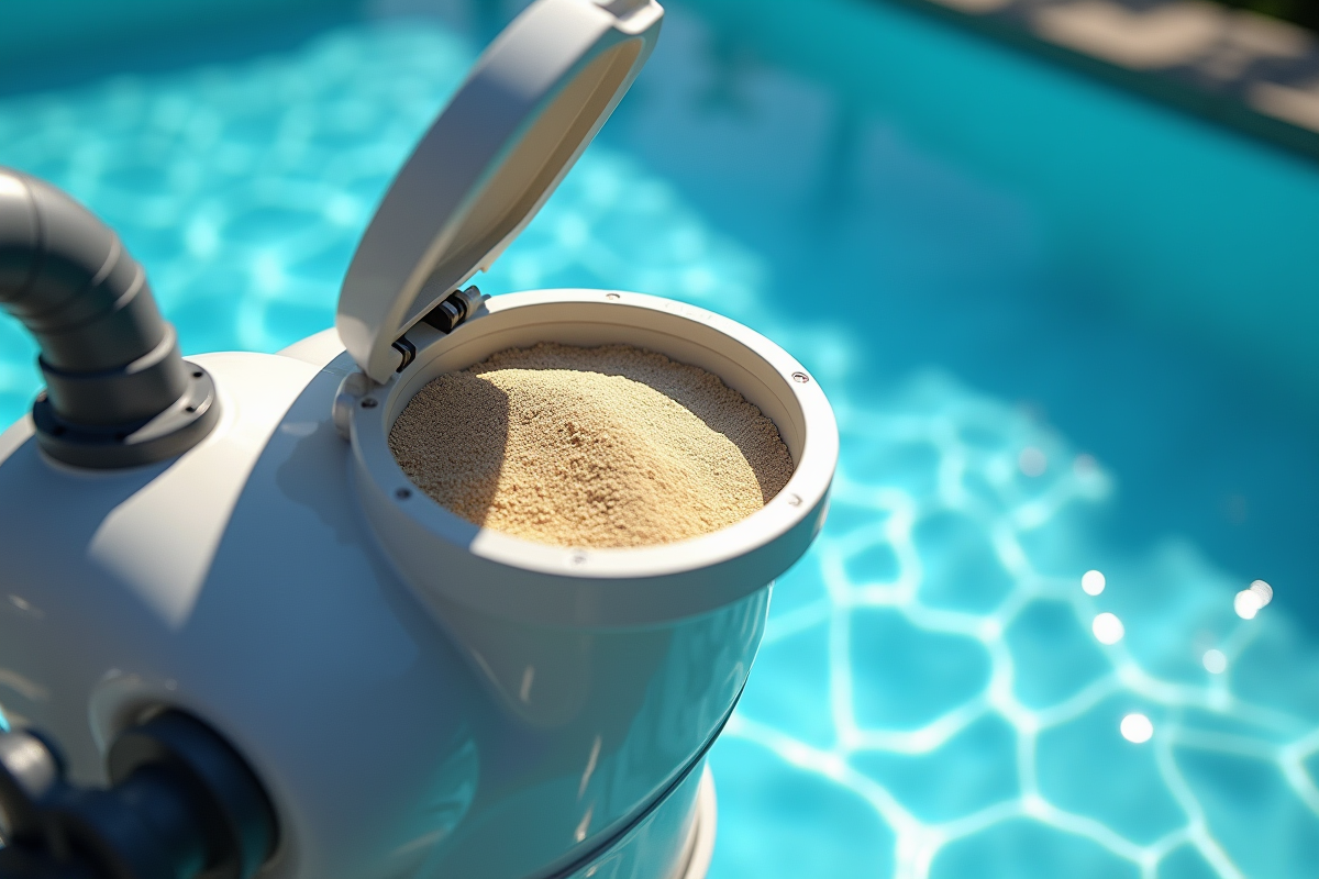 Quantité de sable nécessaire pour un filtre à piscine : critères et calcul